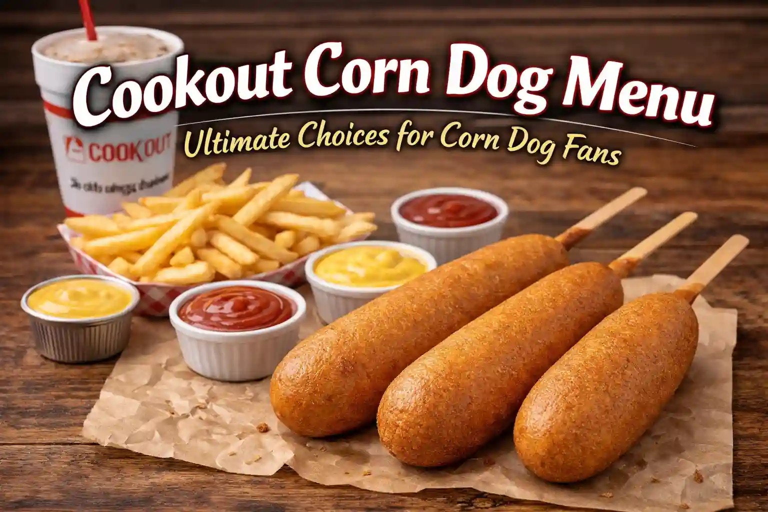 Cookout Corn Dog Menu